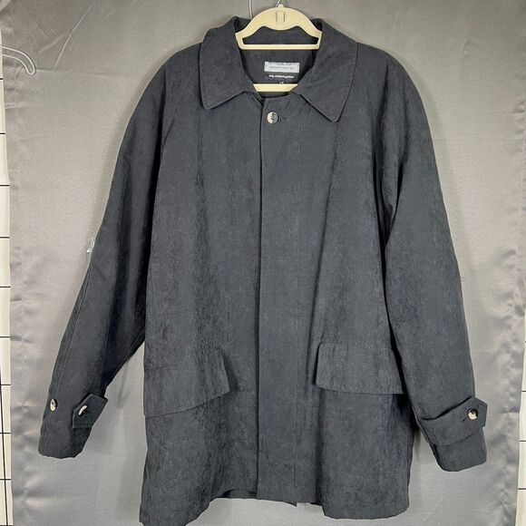 Metropolitan View Mens black Raincoat Jacket Raglan Sleeves XL - Picture 1 of 13